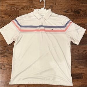 Callaway Polo with Blue and Pink Accents